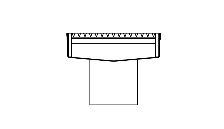 Channel drains slimline line drawing