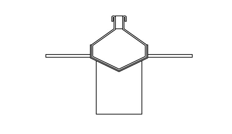 Channel drains slotted line drawing