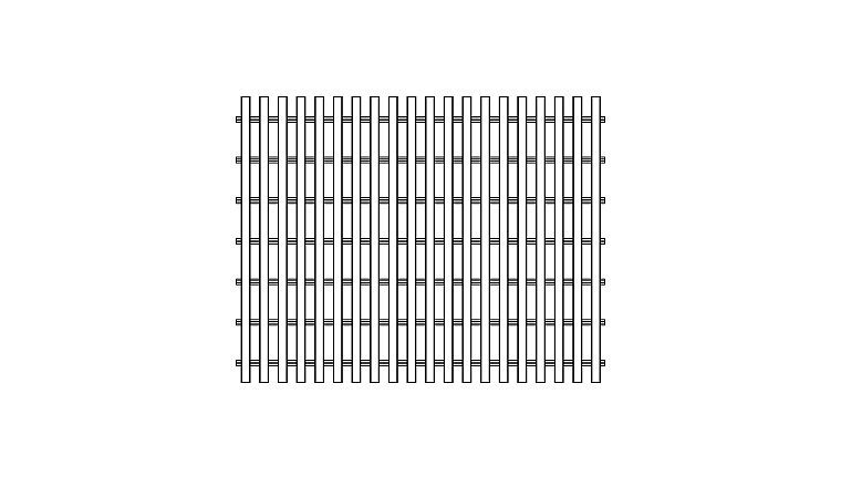 Entry mat heelguard line drawing