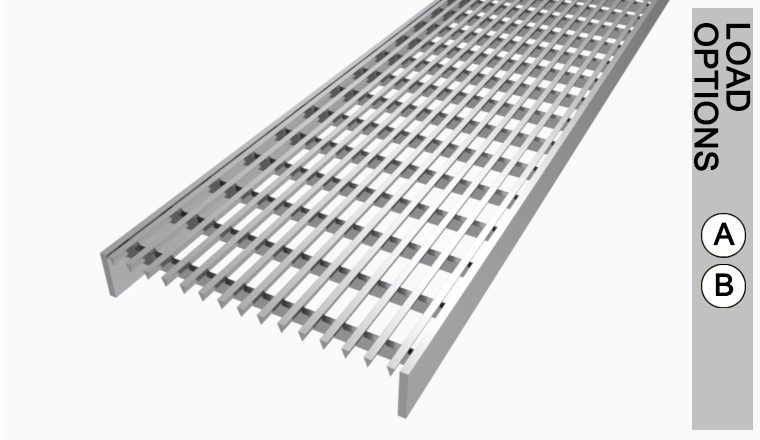 Yeti 3x5 heelguard stainless steel grates LO